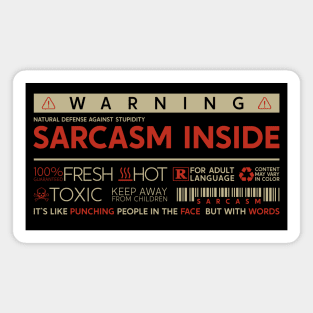 Sarcasm Inside Magnet